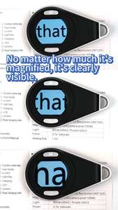 แว่นขยายแบบพกพาไร้สายสำหรับเครื่องประดับและธนบัตร พร้อมเลนส์แก้ว - Product Image 3