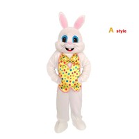 Costume de Mascotte Lapin de Pâques, Personnage de Dessin Animé, Léger, en Peluche, pour Fête, Événement, Cosplay, Carnaval, Festival
