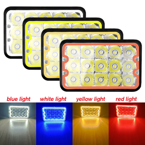 ไฟหน้า <span class=keywords><strong>LED</strong></span> สี่เหลี่ยมแบบกำหนดโลโก้เองได้สำหรับขายส่ง, ไฟสูง-ต่ำ <span class=keywords><strong>H4</strong></span>, แบบเสียบใช้งานได้ทันทีสำหรับรถบรรทุกสแกนเนีย, เฟรทไลเนอร์ และรถบัสเชิงพาณิชย์ - Product Image 3