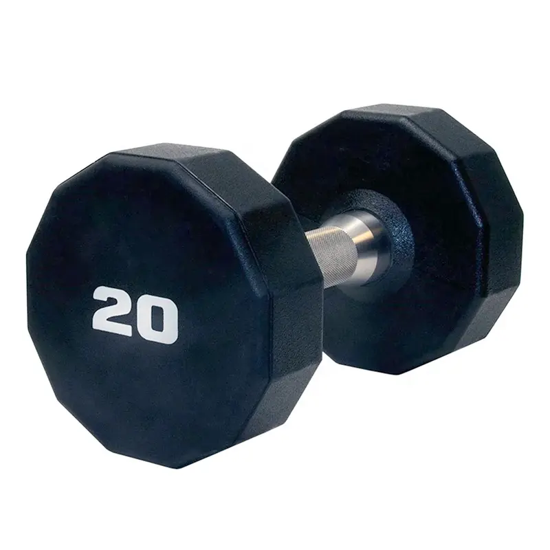 Tellusfit 12-zijdige Urethaan Ronde Mancuernas Gym Dumbells Pesas Paar Dumbells Set Variërend Van 2.5Kg Tot 50Kg 5Lb Tot 100 Pond