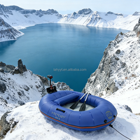 Bateaux gonflables portables Hailebao Easy Storage, kayak en PVC confortable, léger et gonflable pour les jeux aquatiques en plein air