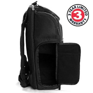 Sac à dos photo en cuir portable personnalisé pour appareil photo reflex numérique, idéal pour les photographes et les voyages en extérieur – Vente chaude usine BSCI - Product Image 4