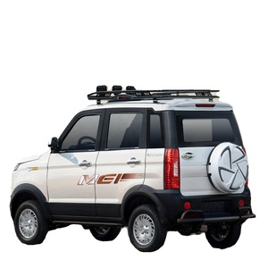 รถยนต์ไฟฟ้า SUV สำหรับขับขี่ออฟโรด พร้อมแร็คหลังคาและไฟ LED สีเทา ตัวถังสีดำ แต่งขอบสีดำ รถยนต์ไฟฟ้าขนาดเล็ก 4 ล้อ จากประเทศจีน - Product Image 4