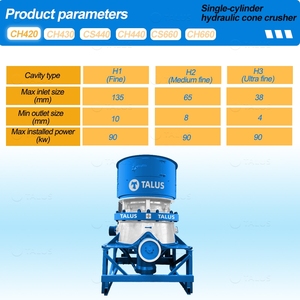 Trituradora de Cono CH420 para Minería, Precio de Fábrica, Máquina de Trituración Móvil para Trituración de Minerales, Industria de Minería y Construcción - Product Image 3