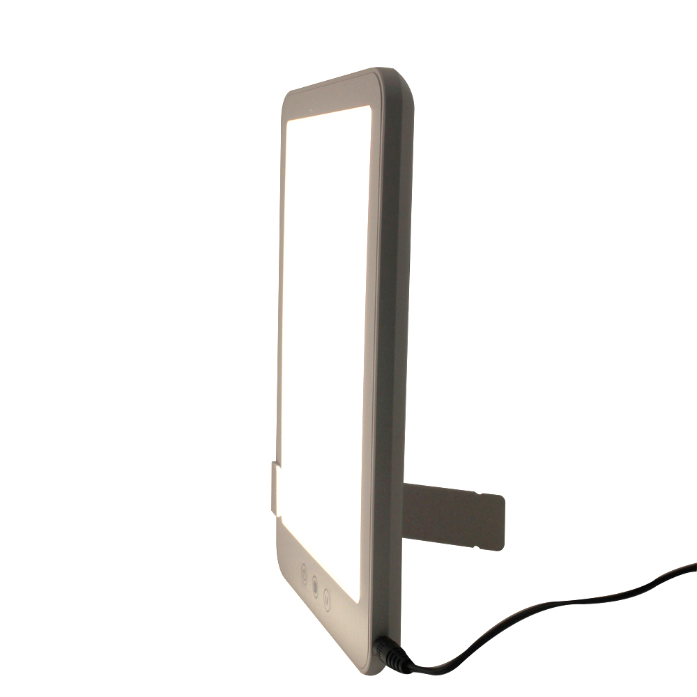 Sad LED Light Therapy 10000 Lux Alarm Desk Lamp For Sale