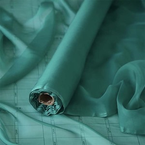 قماش شيفون حريري 5.5 مم 100 ٪ قماش تول حريري خفيف يتدفق من خلال الشاش - Product Image 2