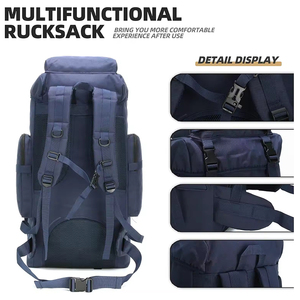 75L Waterproof Large Capacity Outdoor Sports <b>Backpack</b> with Hydration Bag for Mountaineering Hiking - Product Image 3