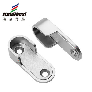 Haidibosi Zinc Alloy Clothes Rod Support 16mm Thickened Wall Mount Wardrobe <b>Hardware</b> - Product Image 1