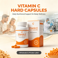 Capsules de vitamine C pour adultes, soutien nutritionnel quotidien naturel, 5 g par capsule