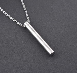 Unisex Thép Không Gỉ Văn Phòng/Sự Nghiệp Chai Nước Hoa Dài Trang Sức Hỏa Táng Cho Tro Mặt Dây Chuyền Vòng Cổ - Product Image 2