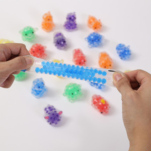 High Quality Pop Fun TPR Squeeze Animal Dinosaur <b>Beads</b> Ball Sensory Squeeze Decompression Toys for Kids Boys and Girls - Product Image 4