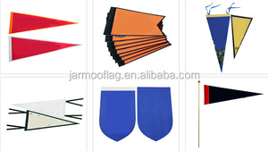 Drapeau fanion en feutre personnalisé avec impression sur une face par sublimation - Product Image 4