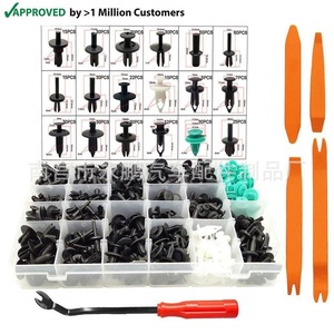 456Pcs <b>Car</b> Plastic Push Pin <b>Clips</b> Kit With Tools For Body Panel Trim Repair - Product Image 1