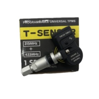 Capteur TPMS programmable universel 433 315Mhz avec écran LCD intégré, système de surveillance de la pression des pneus (TPMS)