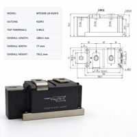 Módulo Tiristor TECHSEM MTC600-18-410F3, Semiconductor de Potencia SCR 410F3, Componente de Montaje en Chasis para Electrónica de Potencia Industrial
