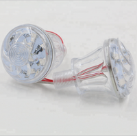 Lumières LED Pixel RGB Intelligentes Cabochon Turbo 60mm UCS2903 9LEDs DC24V IP68 PVC Points Lumineux pour Manèges de Divertissement Carnaval