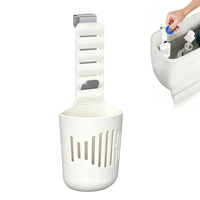Support pour tablettes de javel pour réservoir de toilettes Amz Hot, panier de nettoyage suspendu pour toilettes avec crochet en acier inoxydable