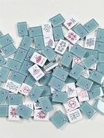Jeu de Mahjong Classique Moderne de Style Américain, Tuiles en Acrylique Effet Écaille de Tortue, Durable, Résistant à l'Eau, Portable pour 4 Joueurs