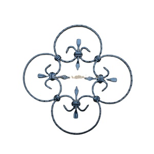 Hot Selling Modern Durable Decorative Steel Cast Wrought <strong>Iron</strong> <strong>Rosette</strong> With Sand Blast Finish For Hospital Fence Gate - Product Image 4