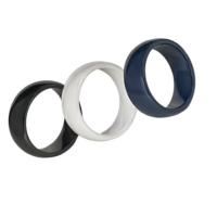 Sep. Promotion Bague en céramique noire de haute qualité 8MM Style classique Bijoux de mode pour femmes pour cadeau de fiançailles de mariage