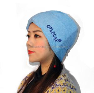 OEM Natural frío fresco migraña y alivio del dolor de cabeza sombrero de gel de hielo eliminar la tensión Sombrero de dolor de cabeza sombrero de dolor de cabeza - Product Image 4