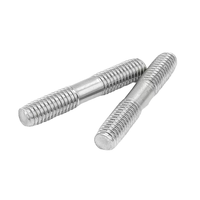 Vis à double tête M10 M12 M14 M16 M20 M24 M27 M30 M33 M36 M39 M42, boulon à double tête en acier inoxydable 304/316, boulon à double tête