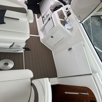 Tapis de pont en mousse EVA imitation teck pour plateforme de bain et cockpit de bateau, style SeaDek MarineMat, auto-adhésif, pour Cruiser Yachts 390 de 2008