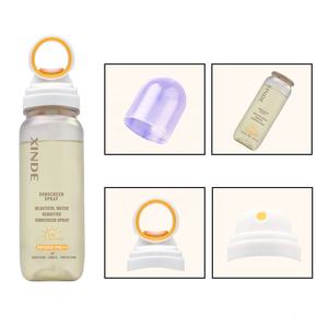 Bouteille pulvérisateur cosmétique PET 90 ml personnalisée XINDE, bouteille pulvérisateur de crème solaire, bouteille pulvérisateur de brume pour le visage, pour l'emballage des soins de la peau - Product Image 4