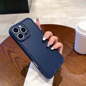 Coque de protection en TPU anti-chute à texture litchi, découpe précise, couleur unie mate, compatible avec iPhone 17 Pro Max et Apple 16 - Product Image 5