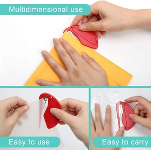 定制标志耐用家庭邮件信封塑料开信器，办公室邮件信封塑料学校用品安全纸刀 - Product Image 4