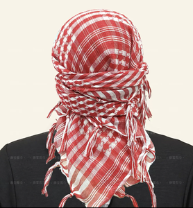 Voile léger et respirant à carreaux, style Dubaï, élégant et modeste, avec franges, populaire pour le printemps et les rassemblements religieux - Product Image 6