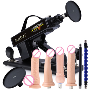 Machine sexuelle automatique Auxfun pour le plaisir féminin avec adaptateur à ventouse 3XLR – Pack de base pour couples - Product Image 5