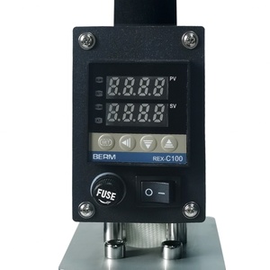 Petite machine à embosser numérique manuelle pour le bois, le PVC, le papier, les logos personnalisés, les sceaux, le cuir, la presse à chaud - Product Image 2