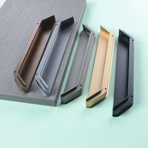 Manija oculta <span class=keywords><strong>de</strong></span> aluminio Manijas <span class=keywords><strong>de</strong></span> puerta <span class=keywords><strong>de</strong></span> gabinete incrustadas Cajón Manija oculta <span class=keywords><strong>Accesorios</strong></span> <span class=keywords><strong>de</strong></span> <span class=keywords><strong>muebles</strong></span> <span class=keywords><strong>de</strong></span> <span class=keywords><strong>cocina</strong></span> modernos 200mm,1100mm - Product Image 1