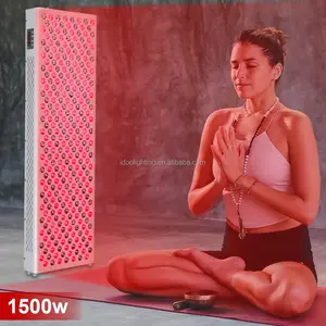 Red Light Gym Warm Up 1500W 660nm Led Facial Therapy Light Red Light Lamp Therapy Panel No Flicker Pdt Led Light