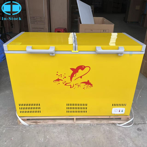 Congélateur grande capacité In Spot 420L avec poignée et porte coulissante en verre - Congélateur coffre pour appareils électroménagers - Product Image 1