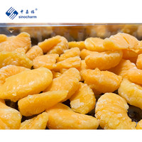 Sinocharm Vente en gros d'oranges pelées surgelées HALAL Prix d'usine 10 kg Mandarine surgelée IQF pour jus