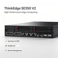 Serveur Edge ThinkEdge SE350 V2 en Stock à Bon Prix avec AMD EPYC 8024PN 8C 2.05GHz 80W 1U Rack Server 16GB 256GB