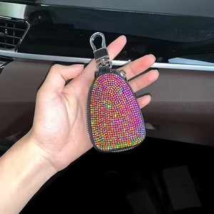<span class=keywords><strong>Porte</strong></span>-clés de voiture universel en diamant mallette de rangement <span class=keywords><strong>porte</strong></span>-clés en cristal de luxe sac à main portefeuille pour <span class=keywords><strong>BMW</strong></span> Lada Benz <span class=keywords><strong>porte</strong></span>-clés - Product Image 3