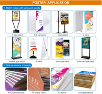 Poster kampanye kertas Kraft cetak kustom murah/kertas Offset untuk iklan layanan publik & pilih politik
