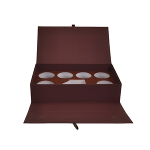 High-End Luxury Copper Ring Tea <b>Gift</b> <b>Box</b> Rigid Kraft Cardboard UV Magnetic Closure Recycled Foil Paper Matt Paper Boxes - Product Image 6