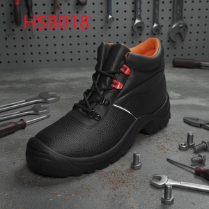 Chaussures de sécurité ZYF pour travaux de démolition, résistantes aux acides et aux alcalis, avec semelle extérieure anti-perforation pour tournage et travail avec outils à lame, avec plaque en acier HSB018 - Product Image 1