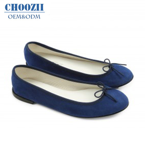 Choozii vendita calda ragazze mocassini scarpe donna morbido caldo confortevole nero <span class=keywords><strong>ballerine</strong></span> in vera pelle per le signore - Product Image 2