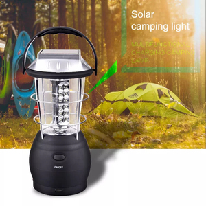 tay quây 36 dẫn lồng đèn năng lượng mặt trời sạc cắm trại ánh sáng cắm trại ánh sáng với bảng điều khiển năng lượng mặt trời cho các hoạt động ngoài trời - Product Image 5