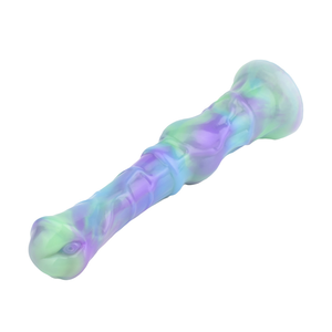 Dildo en forme de cheval séduisant <span class=keywords><strong>pour</strong></span> femmes et hommes, jouet sexuel animal qui brille dans le noir <span class=keywords><strong>pour</strong></span> jeux de couple, dildo en silicone texturé réaliste 24 cm - Product Image 1