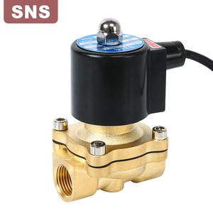 SNS 2WS <span class=keywords><strong>Series</strong></span> Thương Hiệu Đồng Thau 2/2 Cách Thường Đóng Van Điện Từ Chống Nước 3/8 Inch - Product Image 1