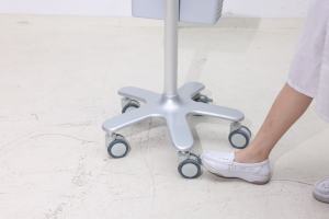 Moderne Abs Vitale Functies <span class=keywords><strong>Monitoring</strong></span> Kar Met 360 Roterende Accessoire Lade Voor Ziekenhuis Hotel & Woonkamer Gebruik - Product Image 2