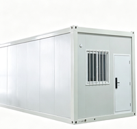 Maison conteneur pliable et extensible à montage rapide, préfabriquée, pour le stockage d'équipements de jardin en arrière-cour