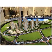 Le projet de conception d'appartements à l'échelle 3D de la conception architecturale du promoteur immobilier