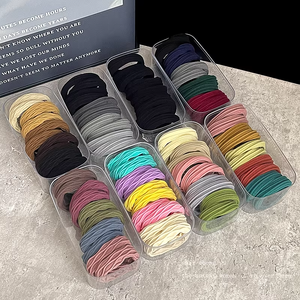 Élastique à cheveux durable pour femmes, polyvalent et haut de gamme, en caoutchouc, adapté pour nouer un chignon, avec une grande élasticité. - Product Image 4